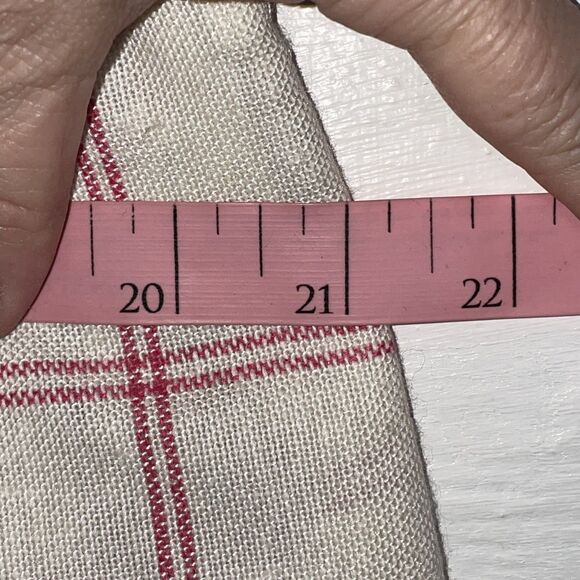 NWT Plaid A-Line Skirt Beige Pink Check Made in USA Size 10 Dead Stock 80s - Picture 12 of 14